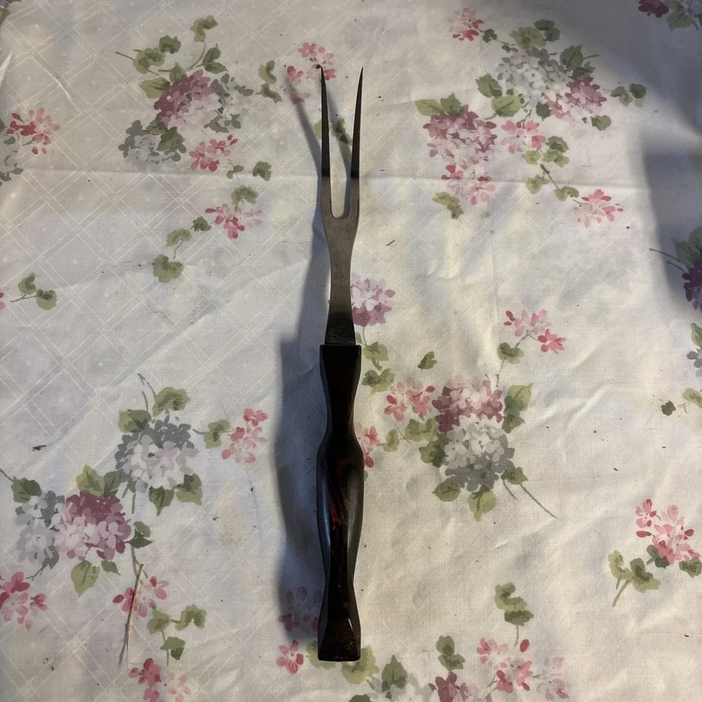 Cutco Carving Serving Turning Fork Classic Brown‎ Handle 1727